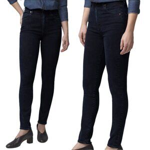 Citizens of Humanity Chrissy High Rise Skinny Jeans Women's 30 Inkwell Dark Wash